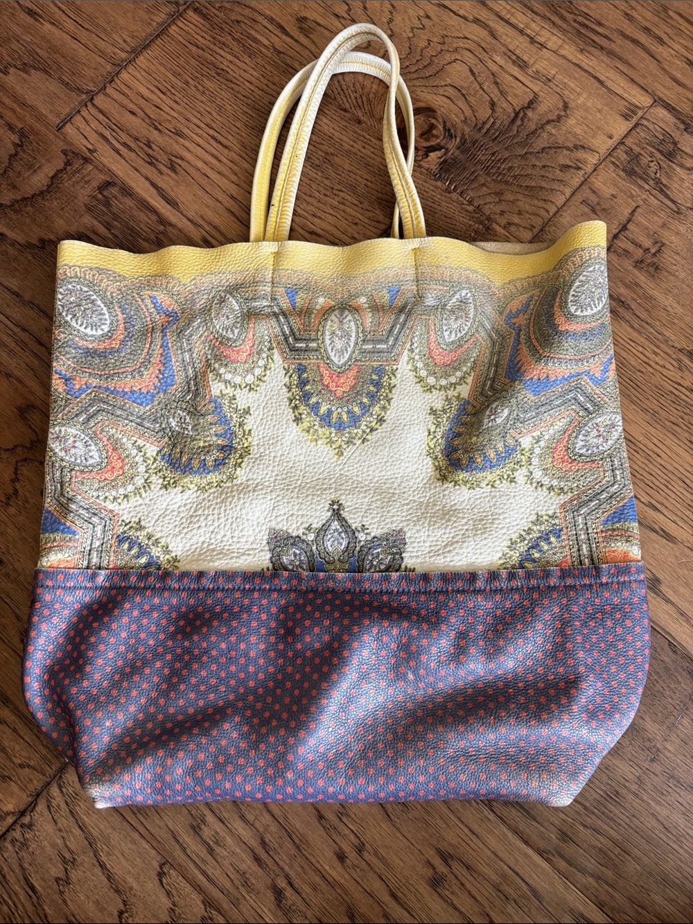Anthropologie's Miss Albright Bohemian Paisley Scarf Print Weekender Tote Bag
